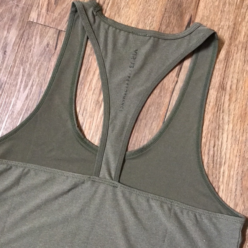 VIRUS Performance Racerback Tank Top Workout New - Picture 4 of 5